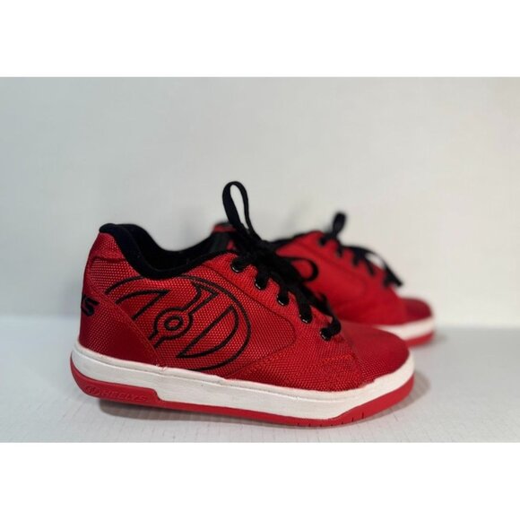 Heelys Sneakers Red and Black, NWOT Size 3Y - Picture 2 of 6